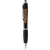 Nash stylus balpen met gekleurde houder en zwarte grip zwart