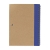 Eco notitieboekje (ca. A5) met balpen donkerblauw