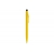 Balpen Touchy stylus hardcolour geel / zwart