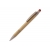 Balpen bamboe en tarwestro met stylus Beige / Rood