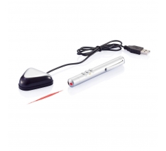 Draadloze laser presenter/pointer, zwart bedrukken