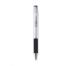 Aluminium pen met rubber grip bedrukken