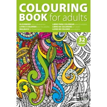 Afbeelding van relatiegeschenk:Kleurboek voor volwassenen (A4 formaat).