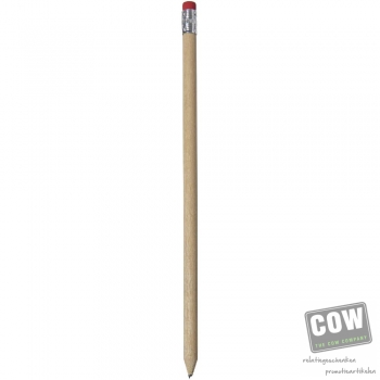 Afbeelding van relatiegeschenk:Cay houten potlood met gum