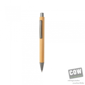 Afbeelding van relatiegeschenk:Slim design bamboe pen