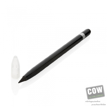 Afbeelding van relatiegeschenk:Aluminium inktloze pen met gum
