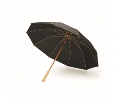 23,5 inch RPET/bamboe paraplu bedrukken