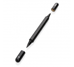 Swiss Peak Storm RCS gerecycled aluminium duo pen bedrukken